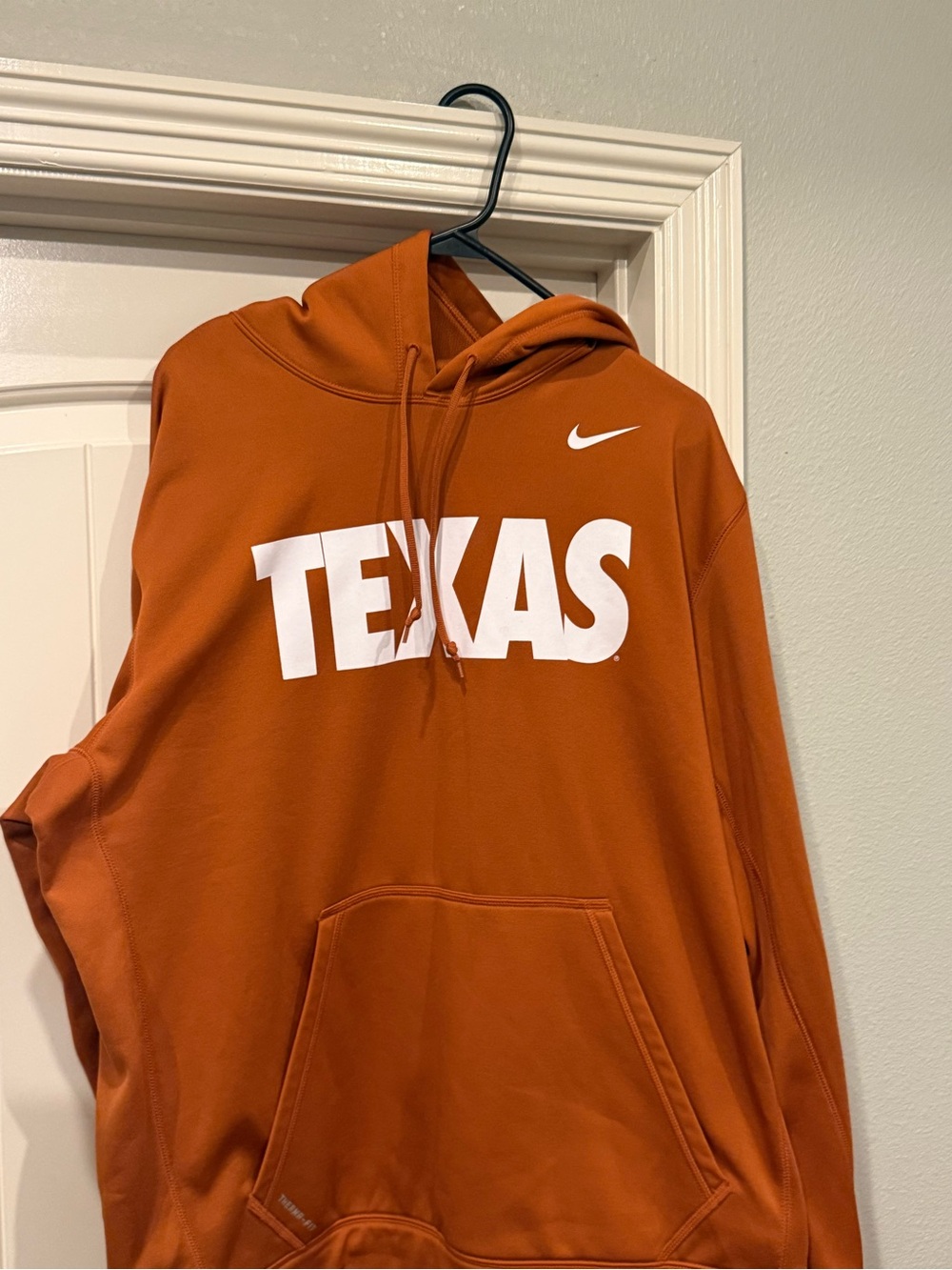 Nike Men’s Texas Crewneck Hoodie - Orange & White